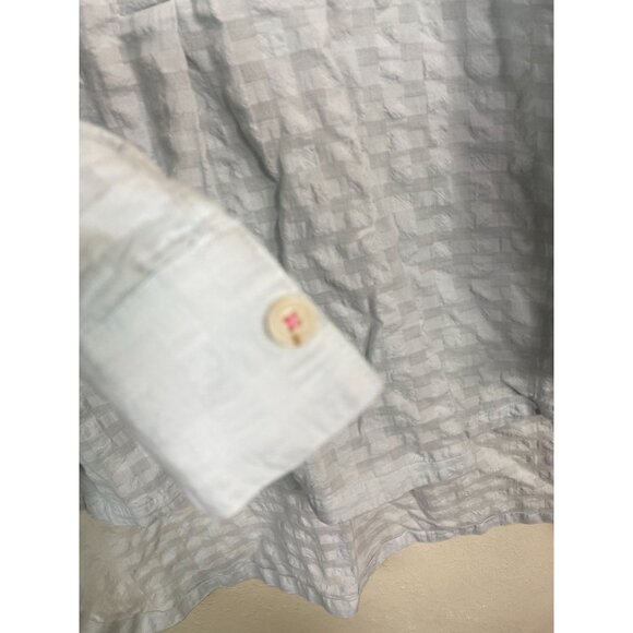 Maeve Anthropologie Gauzy Button Up Tunic Top Women size Small Blue Oversized - Picture 9 of 16